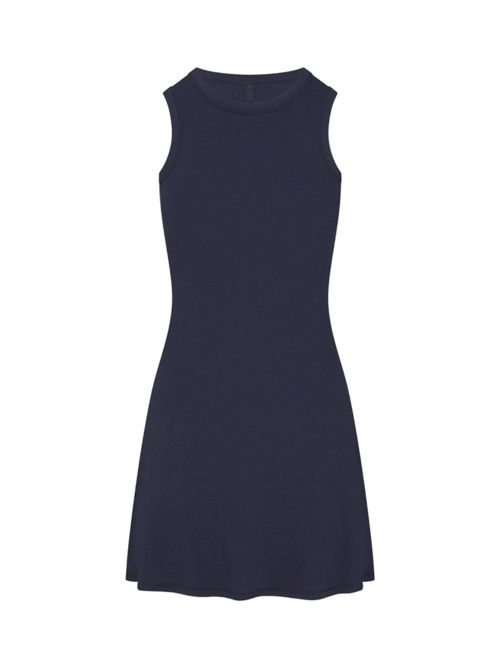 SKIMS Navy Sleeveless Ribbed Dress - Picture 2 of 6